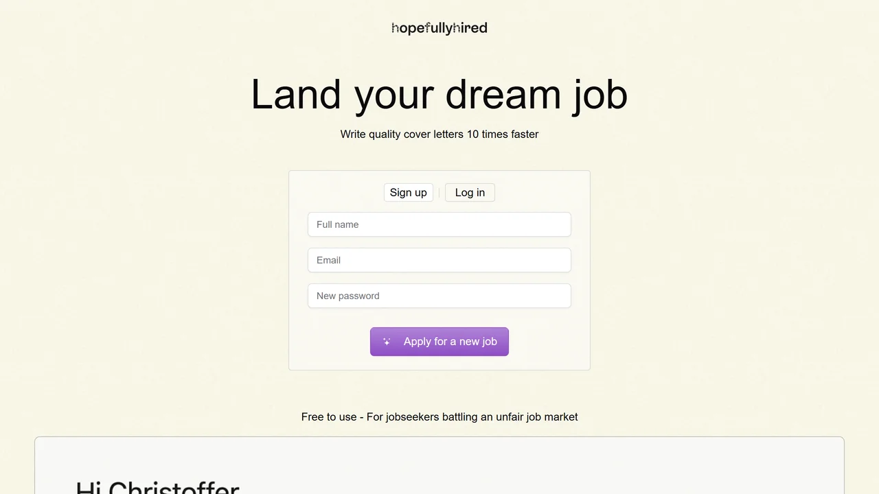 HopefullyHired