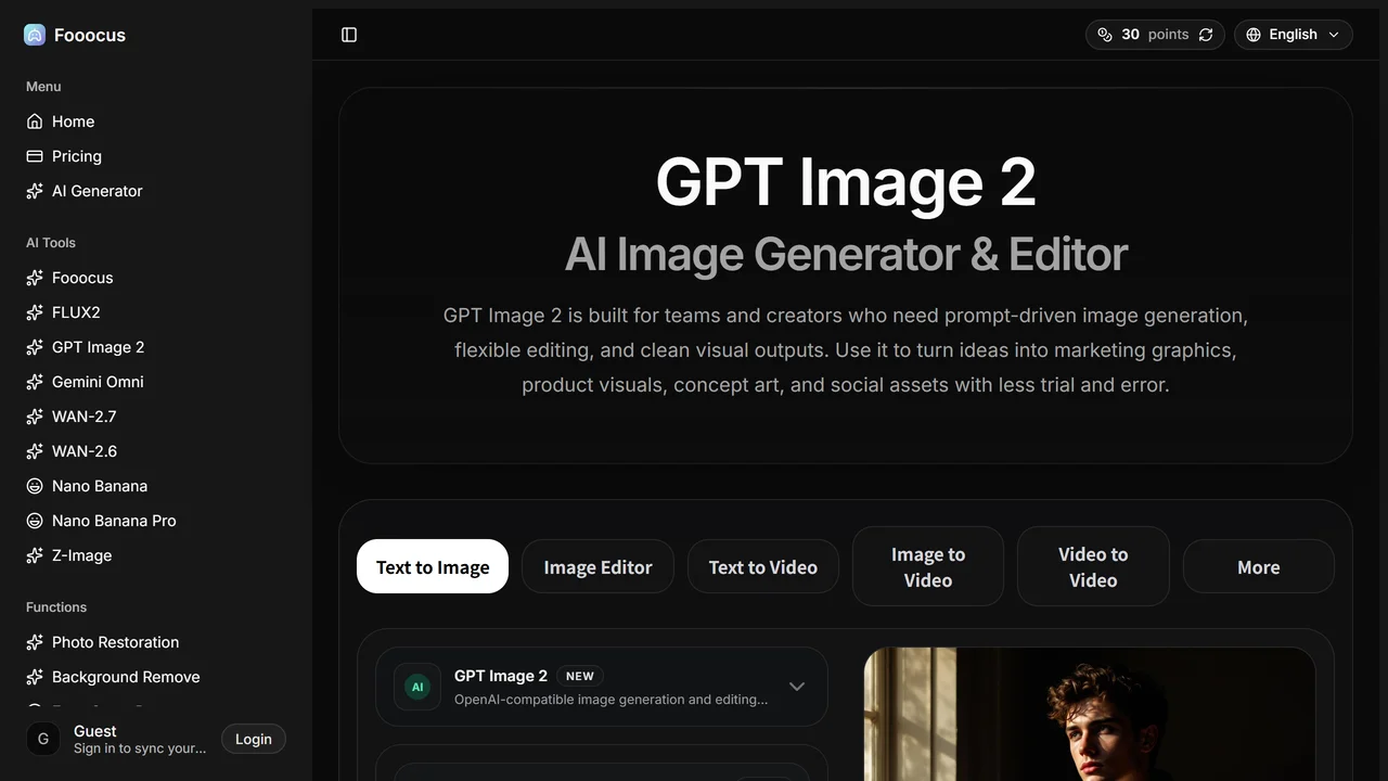 GPT Image 2 - Fooocus