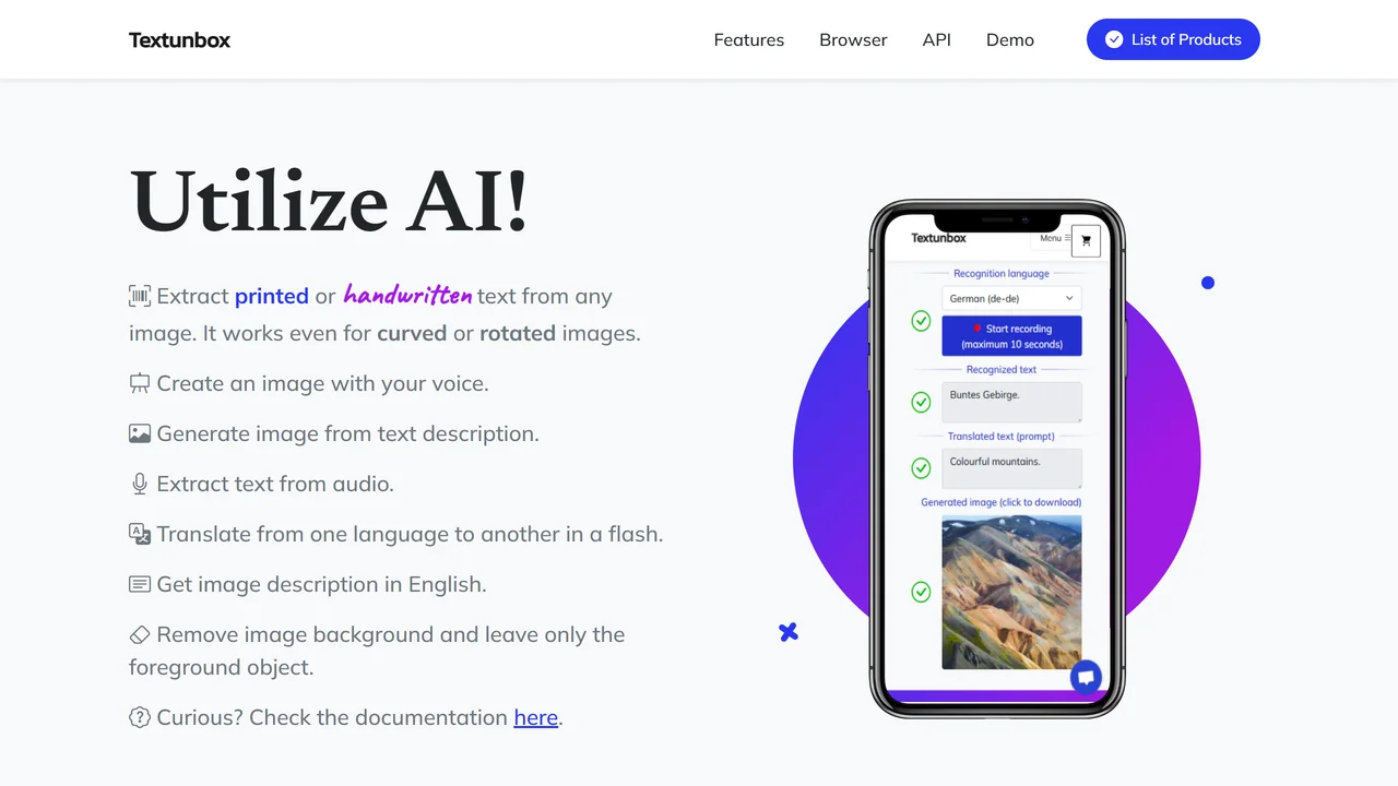 TextUnbox