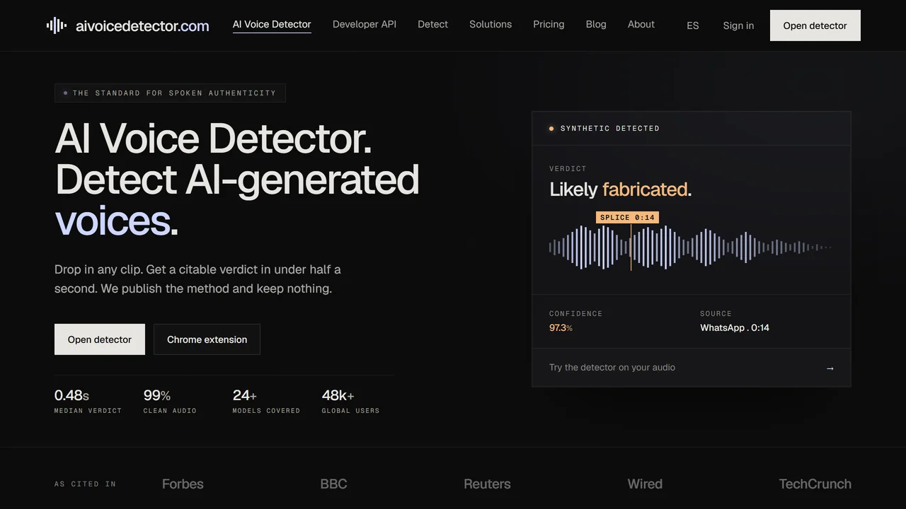 AI Voice Detector