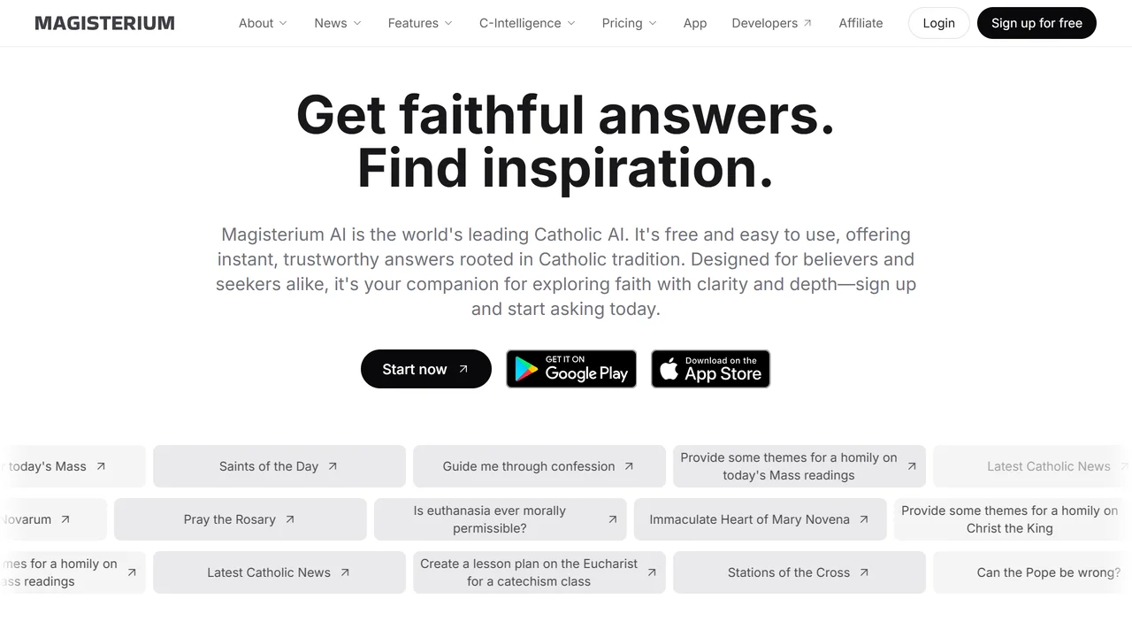 Magisterium AI