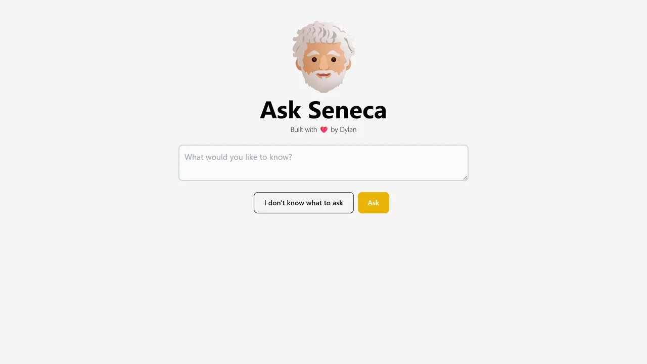 Ask Seneca