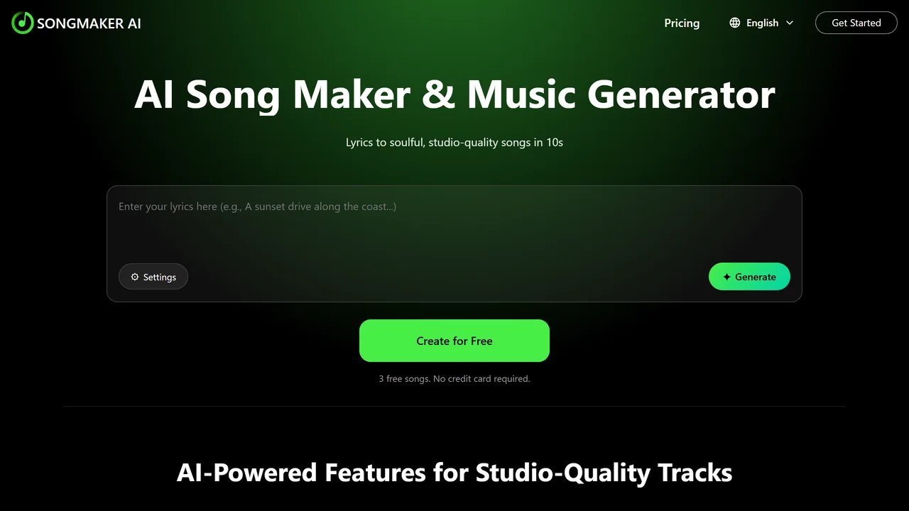 SUNO AI Music Generator - SongMaker