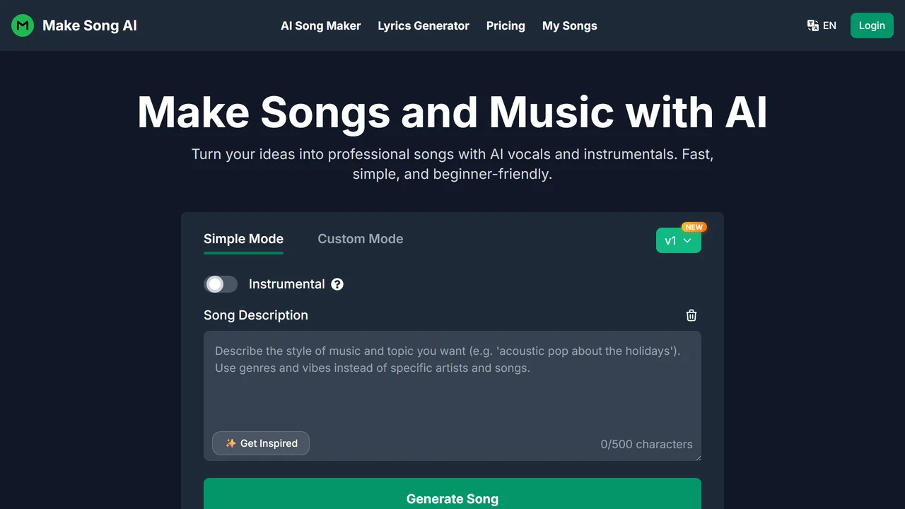Make Song AI