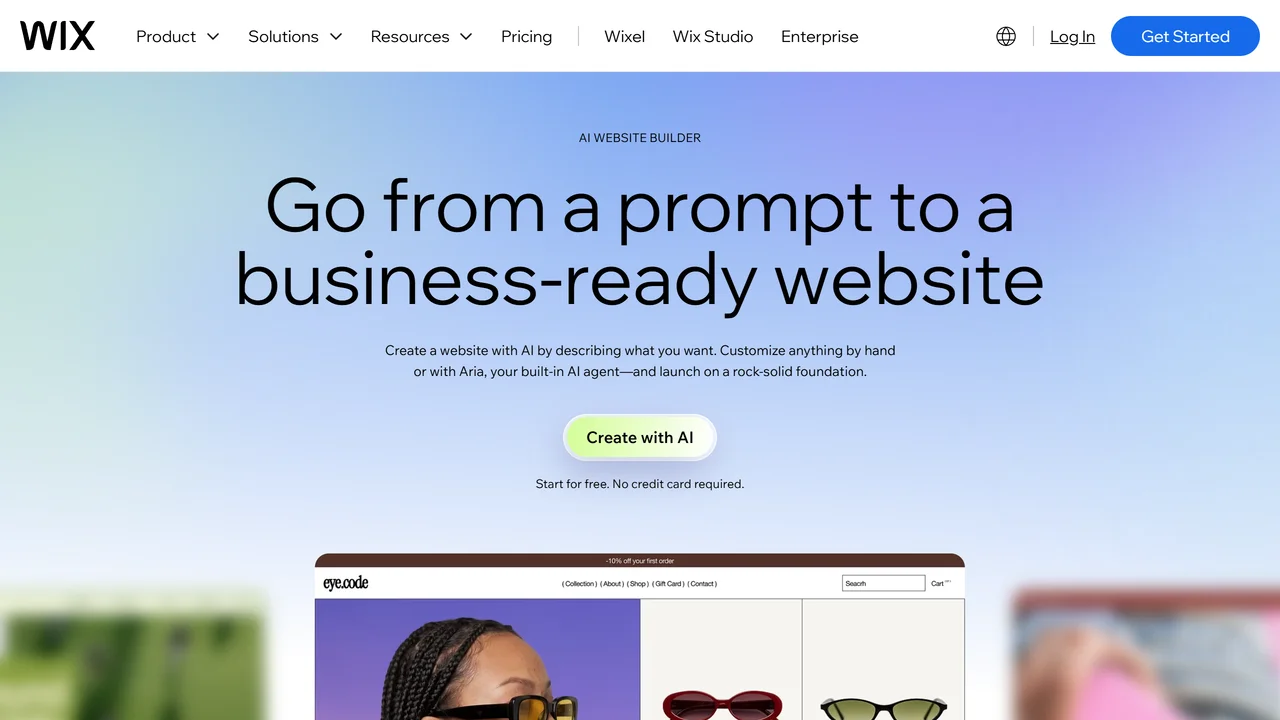 WIX AI Website Builder