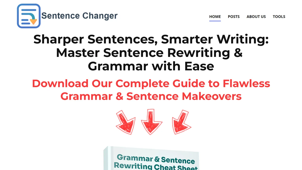 Online Sentence Changer and Rewriter