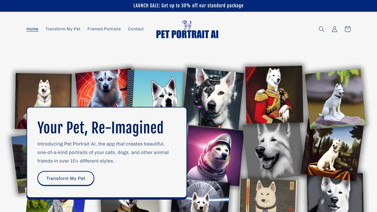 Pet Portrait AI