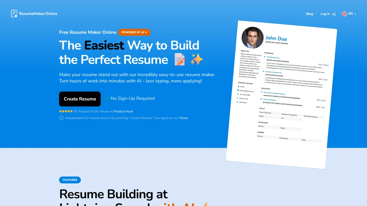 Resume Maker Online