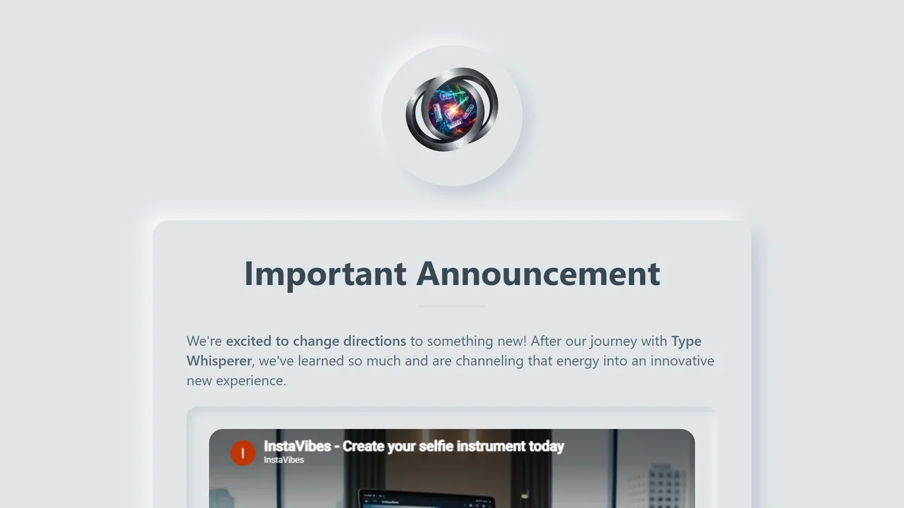 Type Whisperer Ai