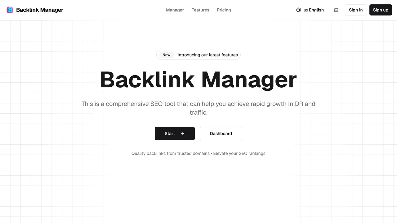 Backlink Manager