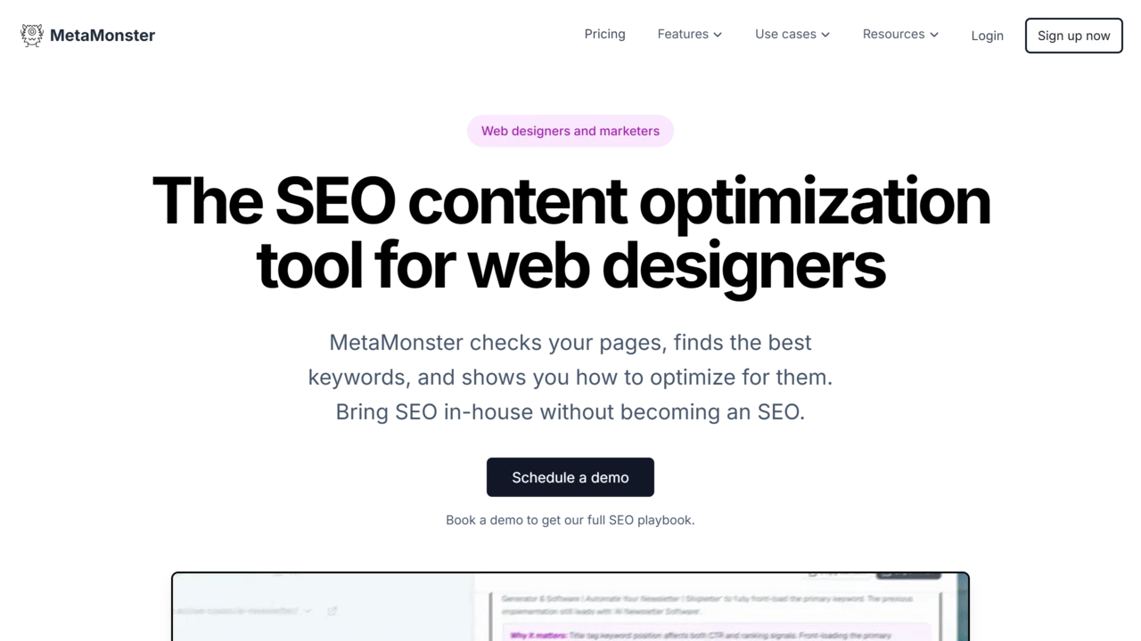 MetaMonster SEO Crawler
