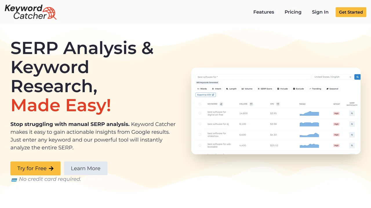 Keyword Catcher