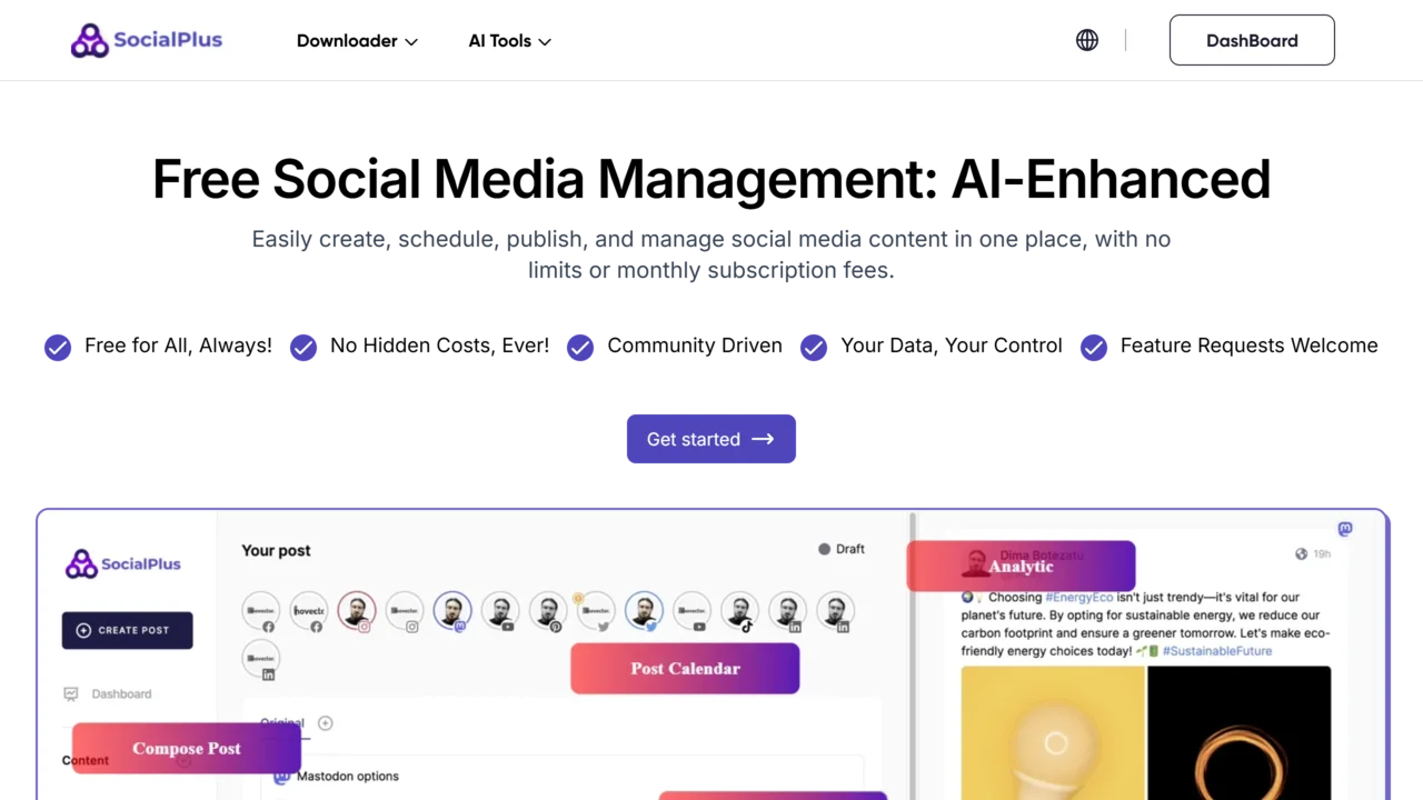 SocialPlus AI