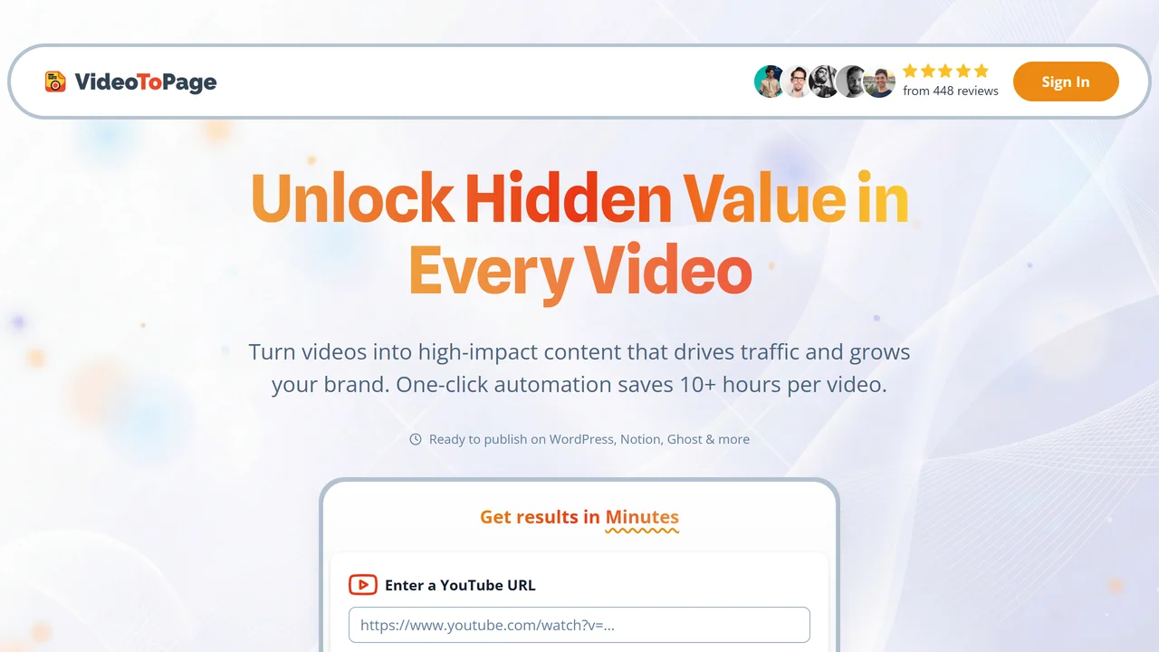 VideoToPage