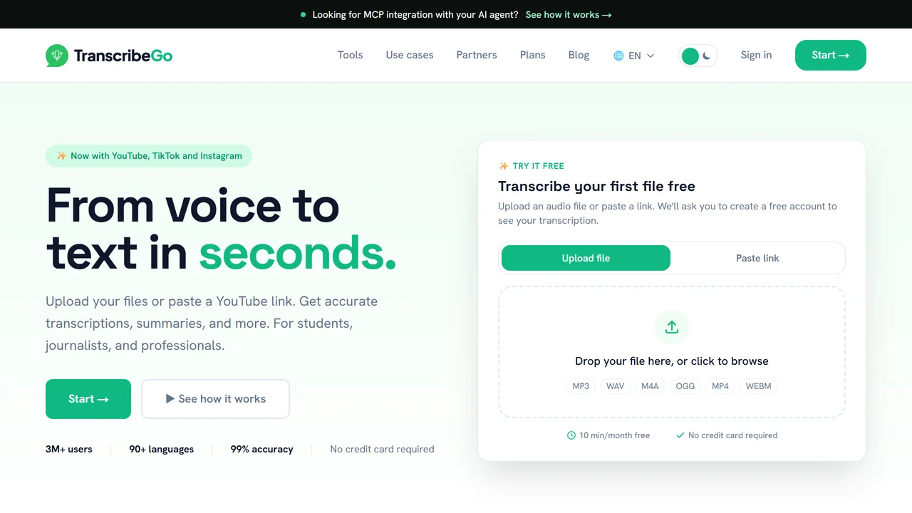 TranscribeMe