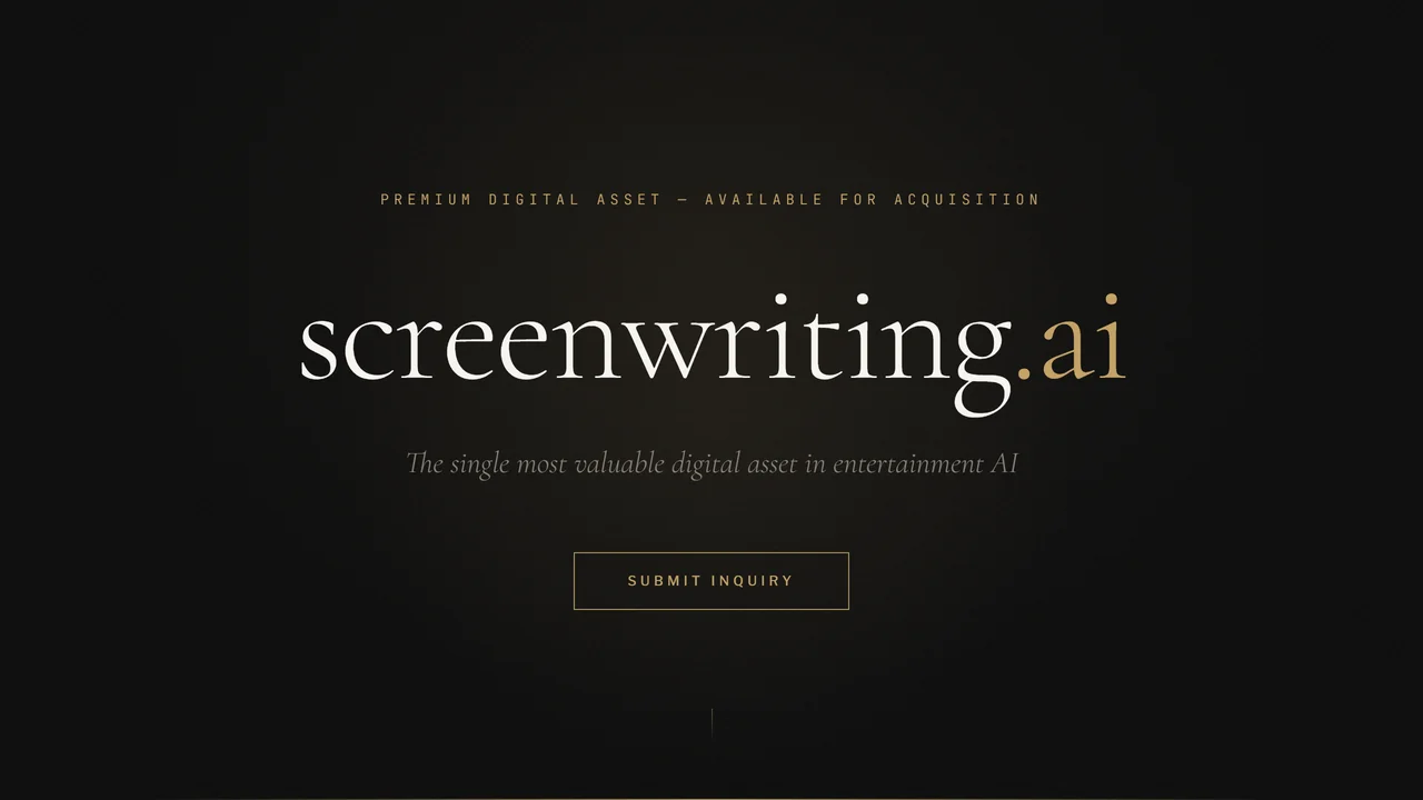 Screenwriting.AI