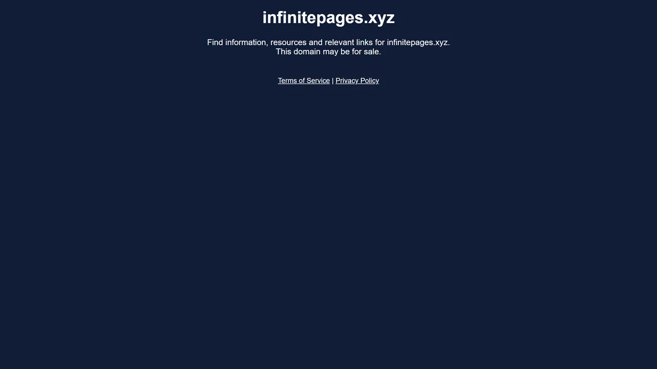 Infinite Pages