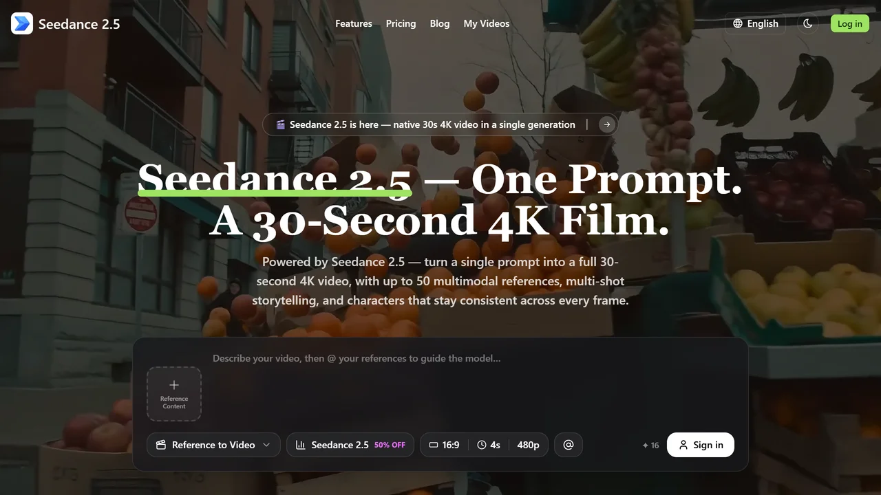 Seedance 2.5 AI Video Generator