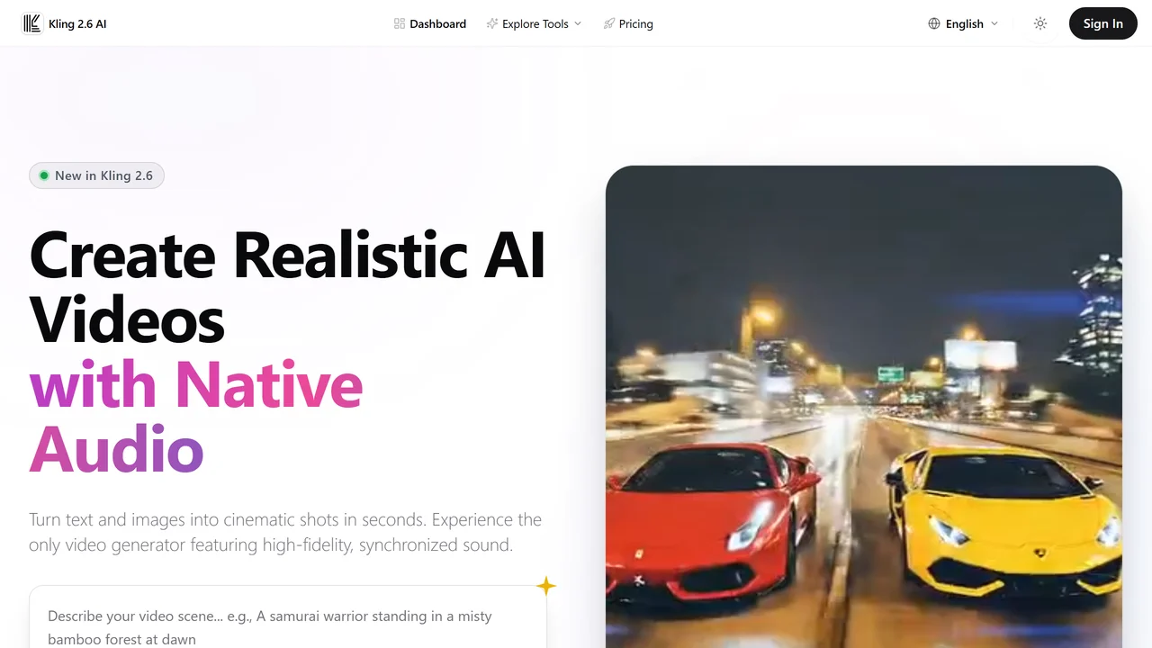 Kling 2.6 AI