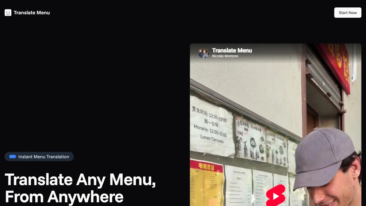 Translate Menu