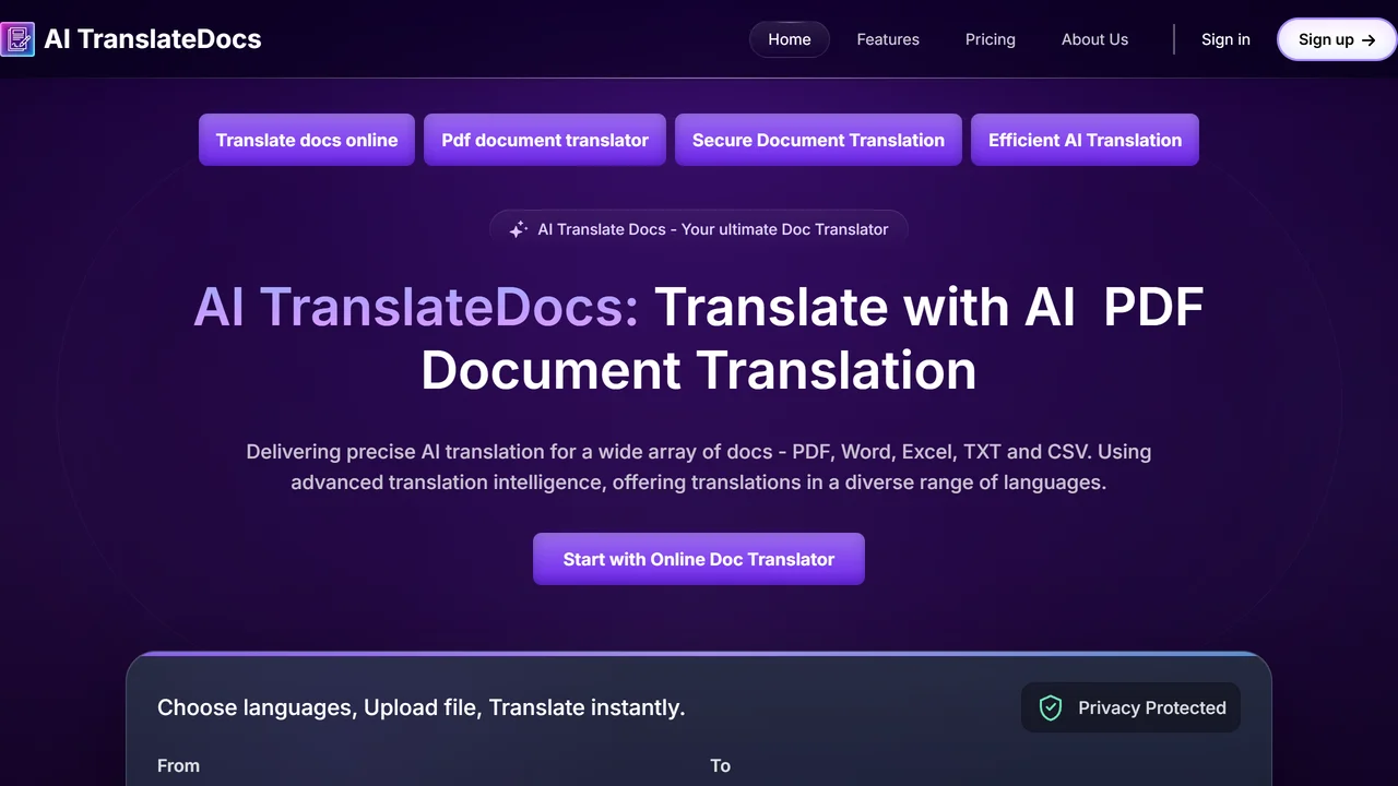 AI TranslateDocs