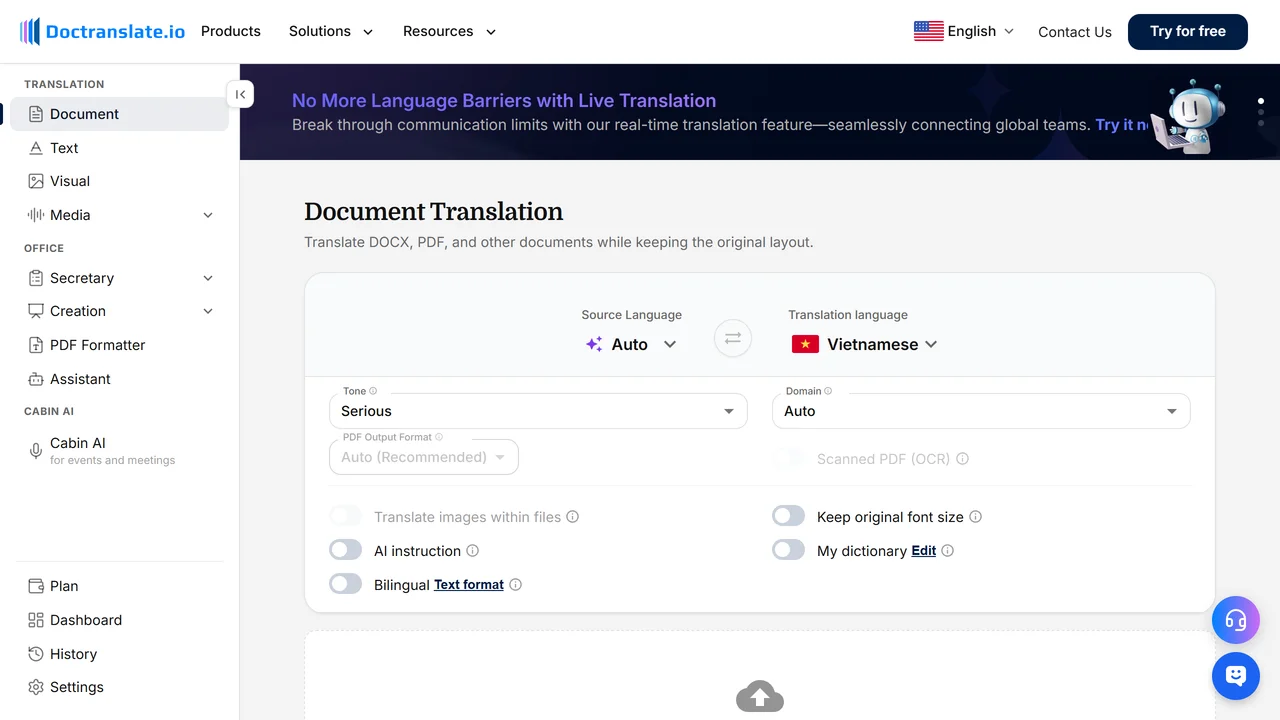 DocTranslate.io