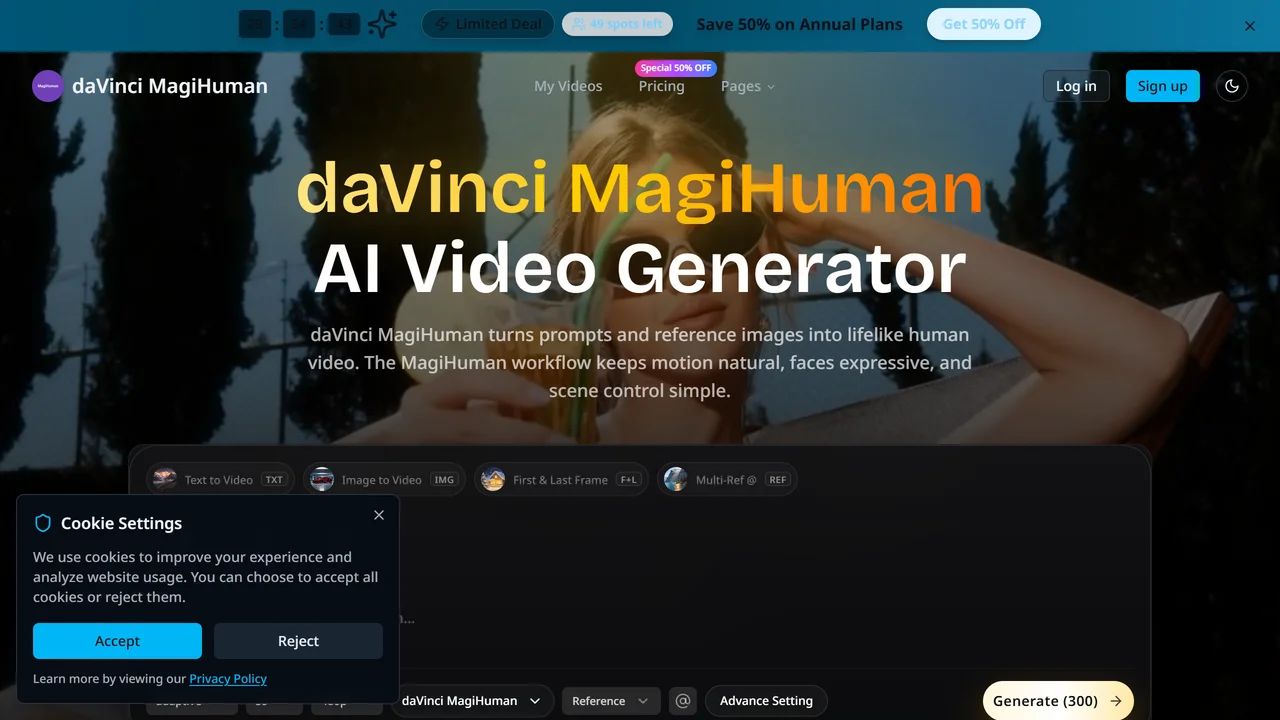 daVinci MagiHuman