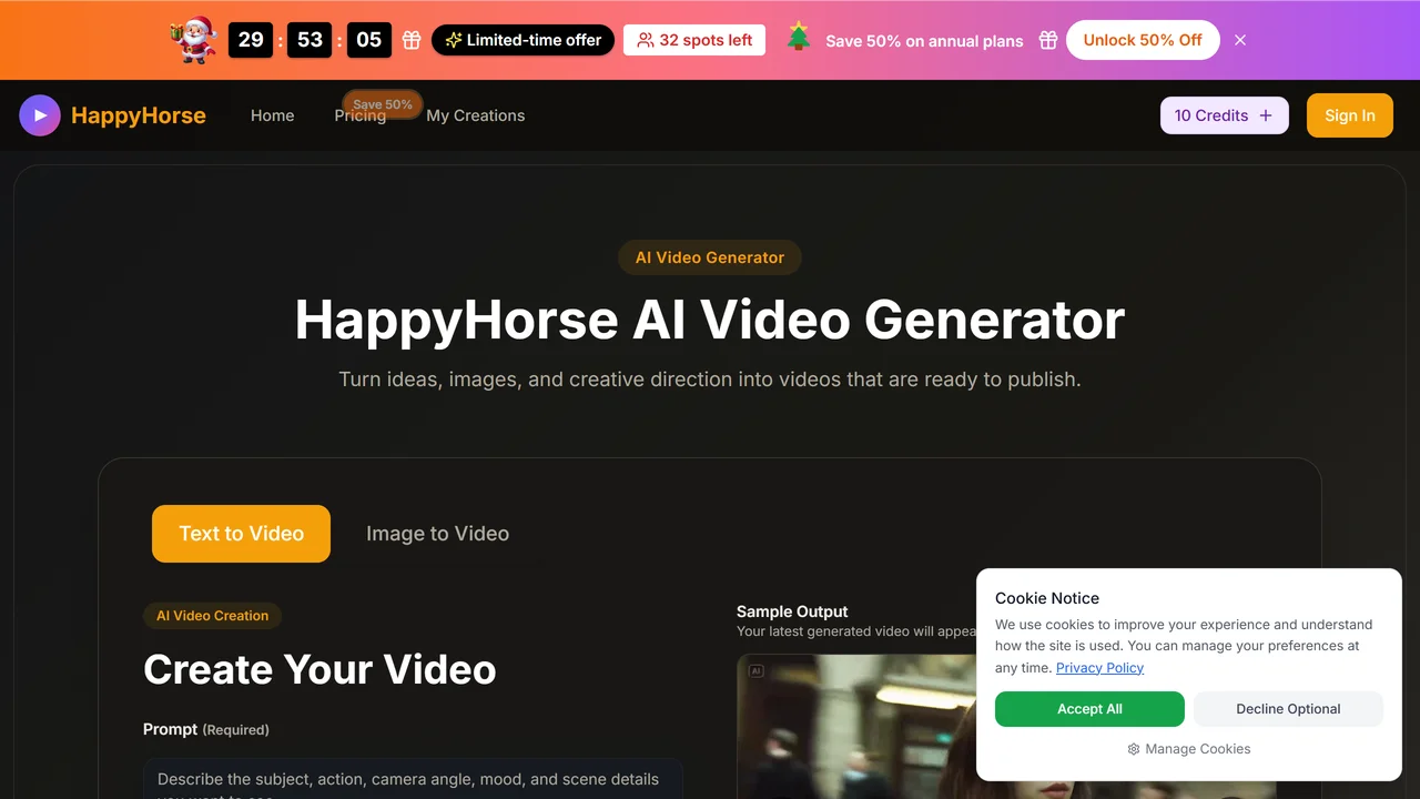 HappyHorse 2.0 AI Video Generator