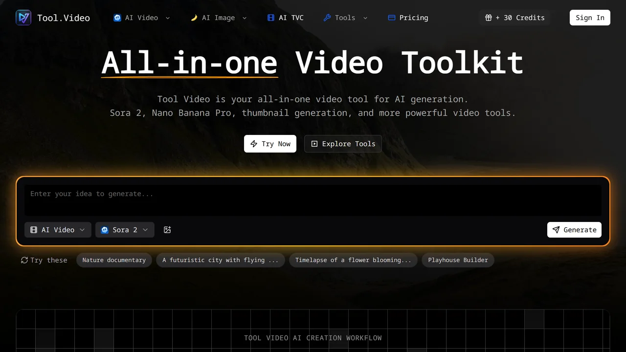 Tool Video