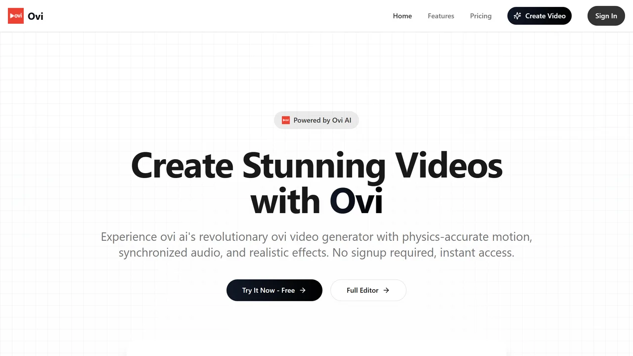 Ovi AI