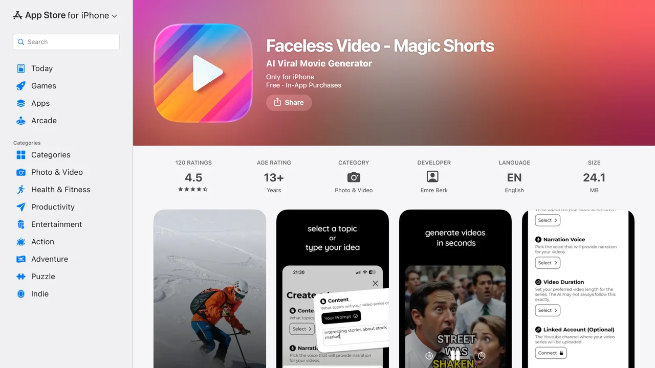 Faceless Video - Magic Shorts