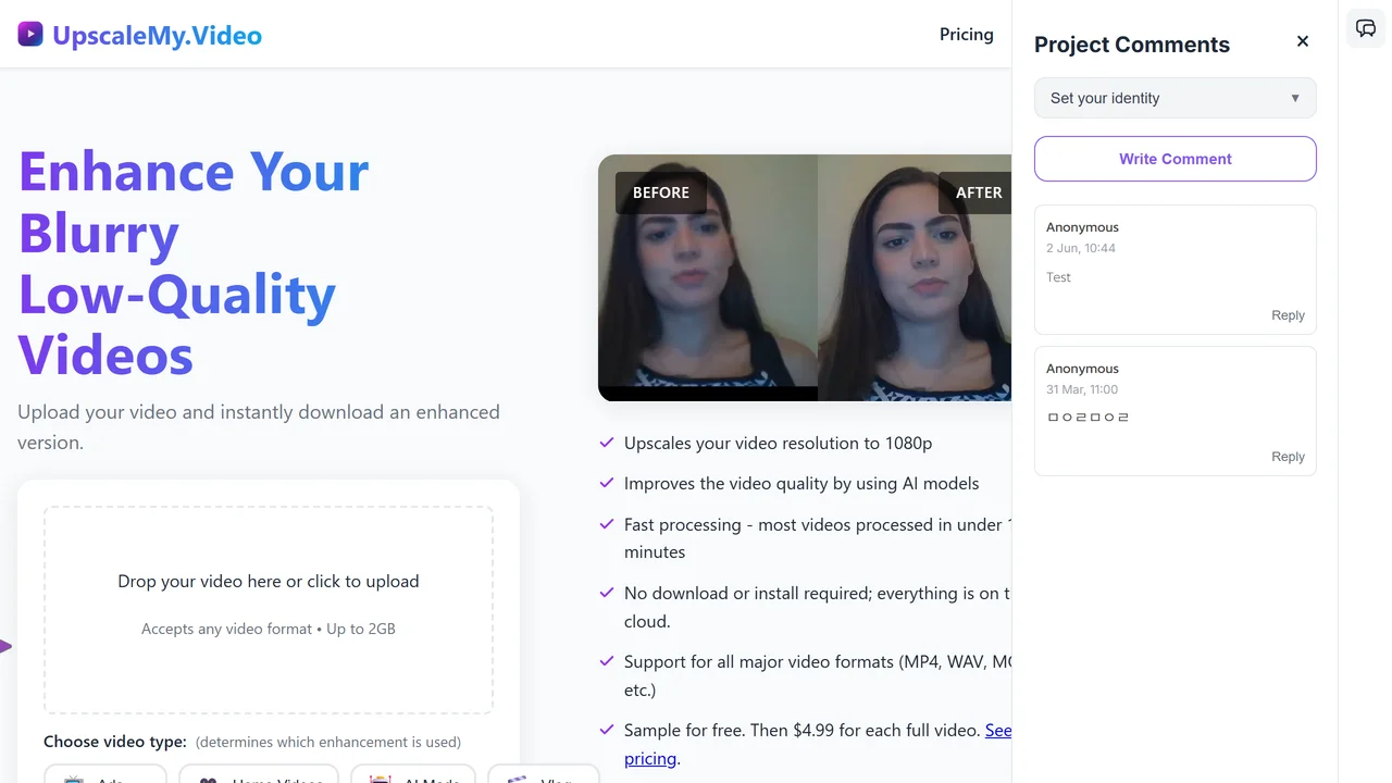 UpscaleMy.Video