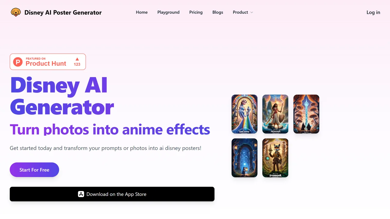 Disney AI Poster