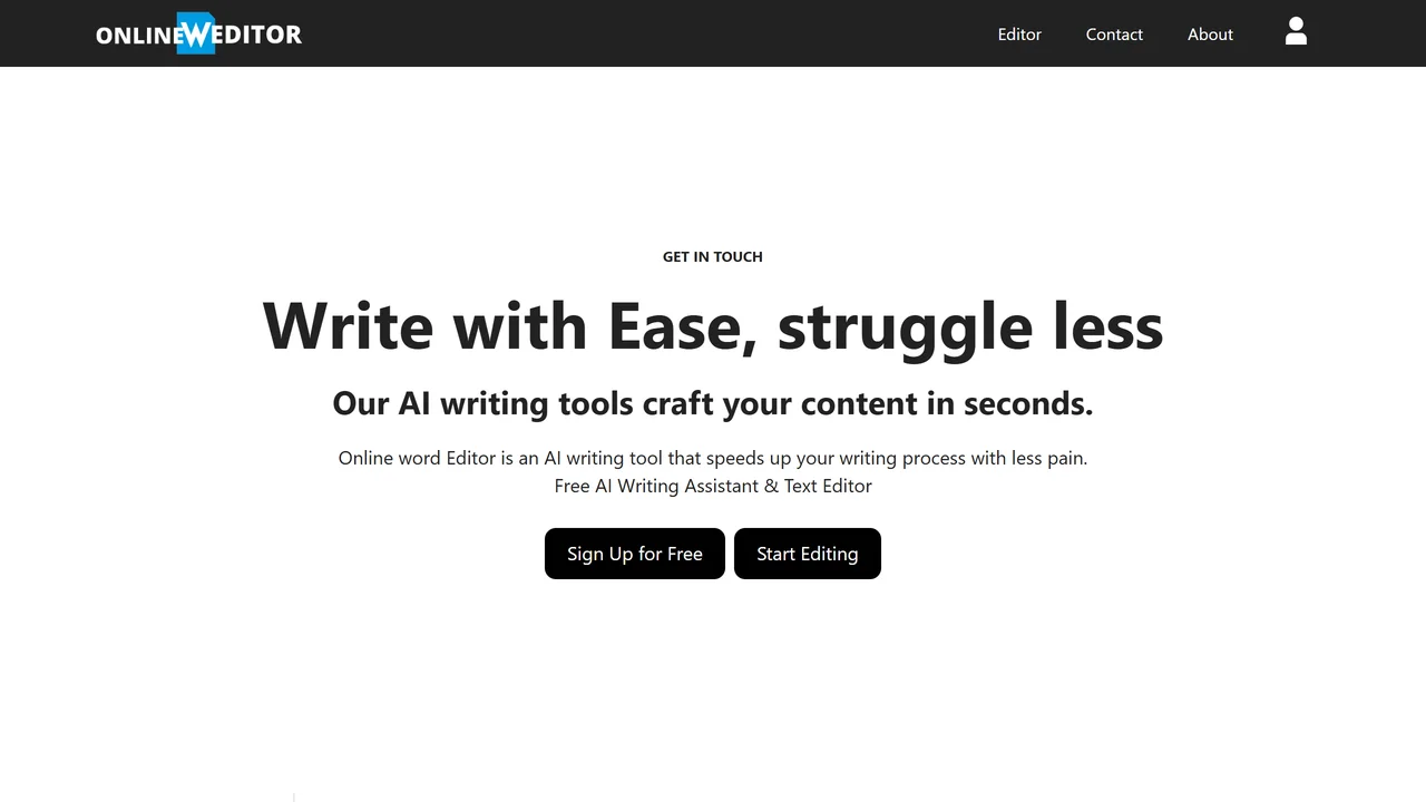 Online Word Editor