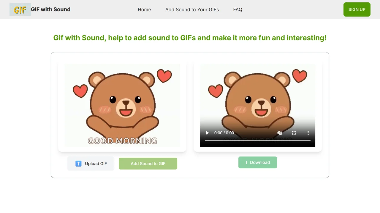 GIF with Sound