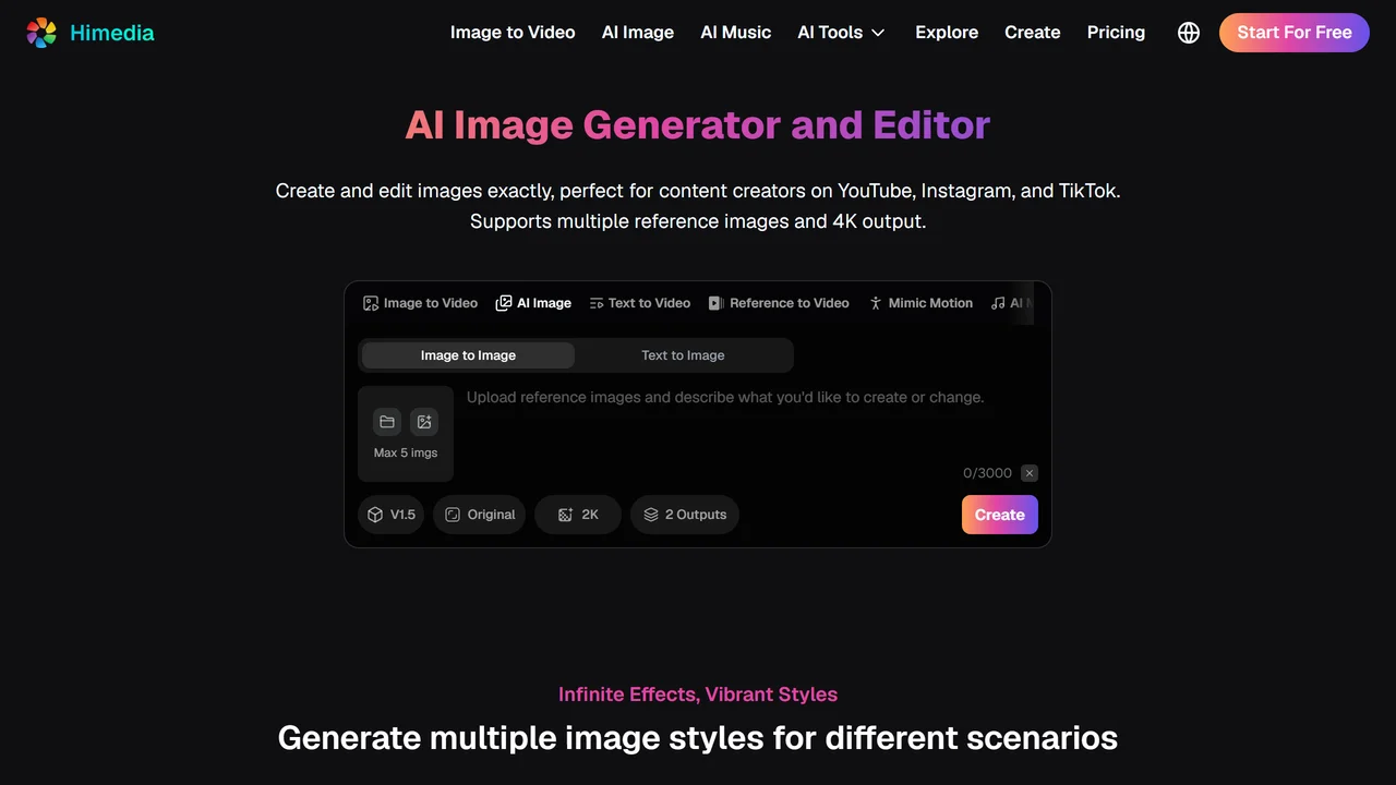 Himedia AI Image Generator