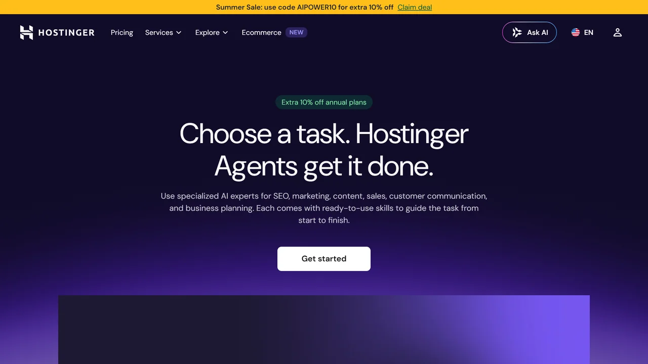 AI Agents | Hostinger
