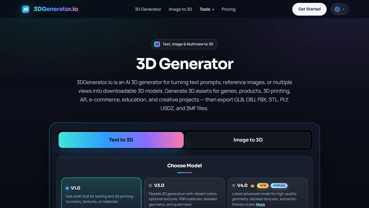 3DGenerator.io