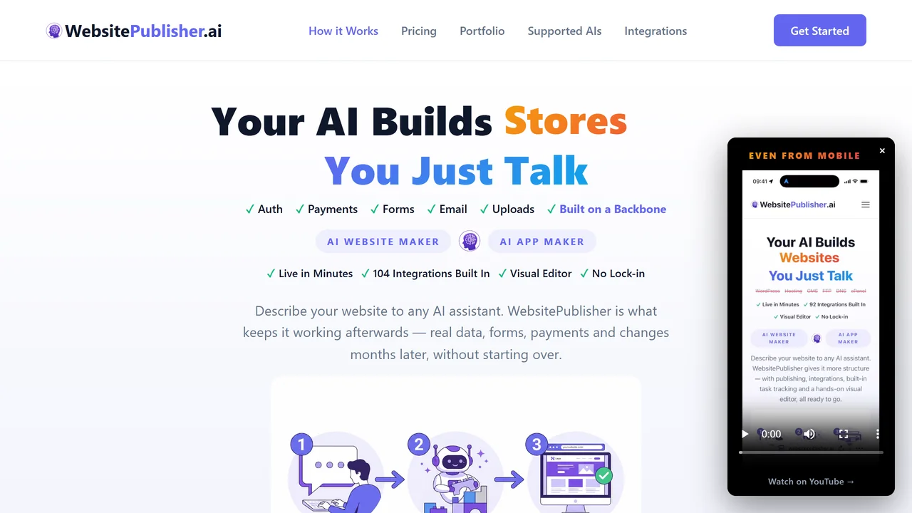 WebsitePublisher AI