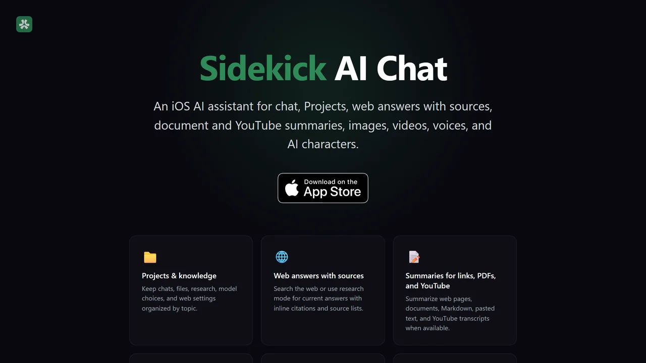 Sidekick - AI Chat Bot