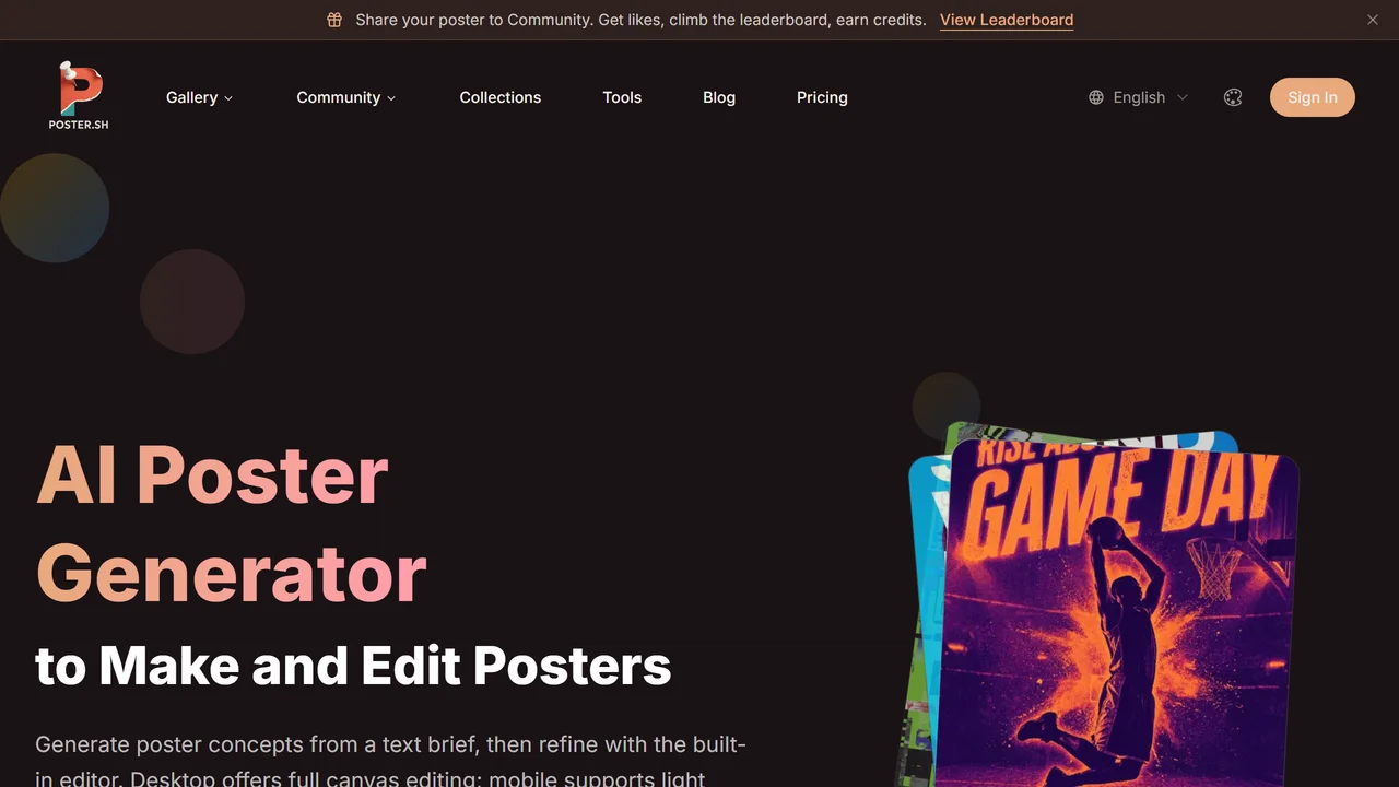 Poster.sh