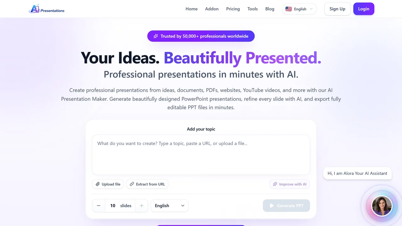 AI Presentations App
