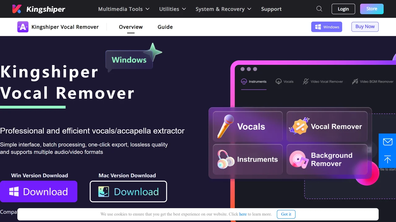 Kingshiper Vocal Remover