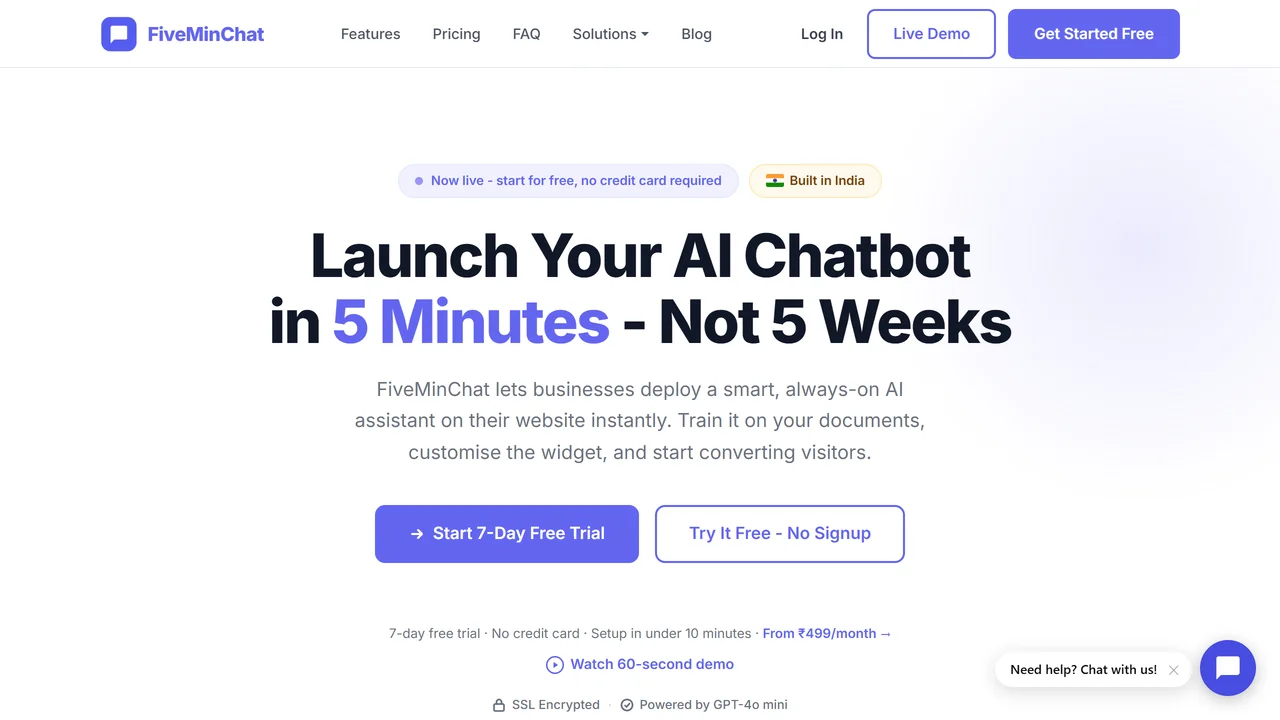 FiveMinChat