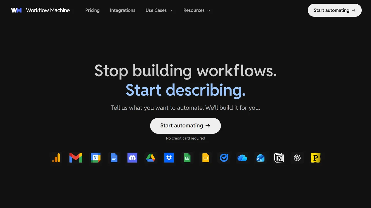Workflow Machine