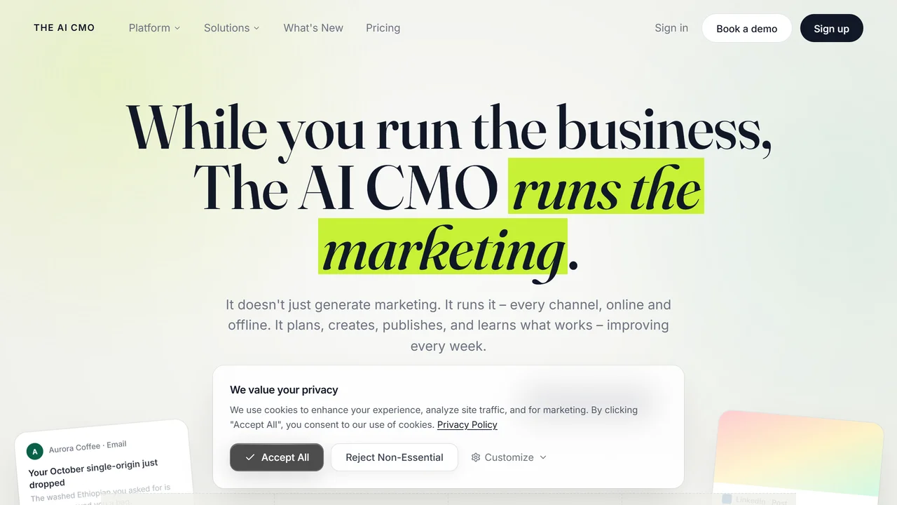 The AI CMO