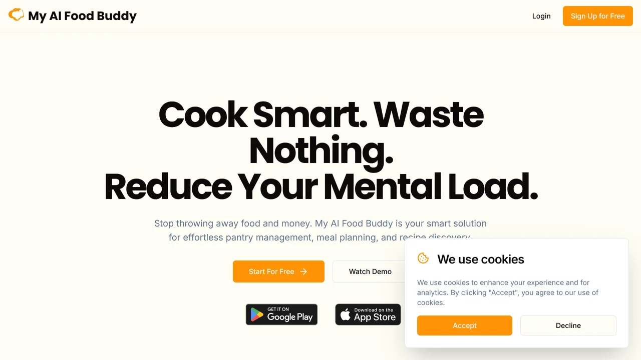 My AI Food Buddy