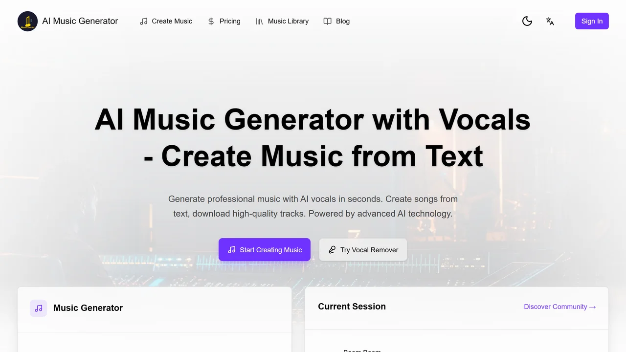 AI Music Generator.me