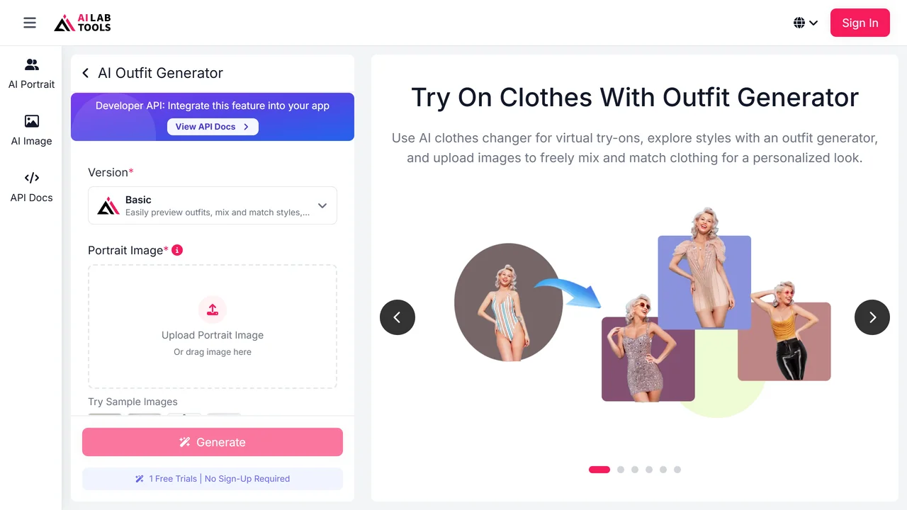 AI Outfit Generator | AILabTools