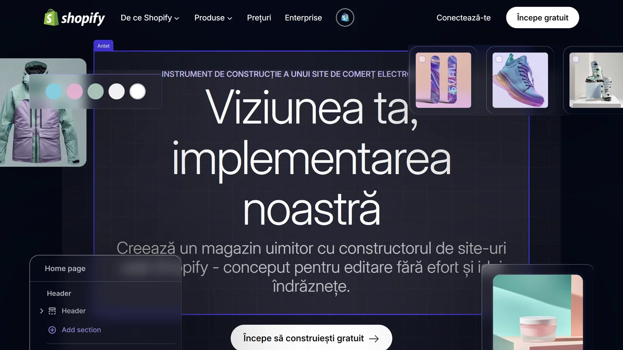 Shopify Website Builder